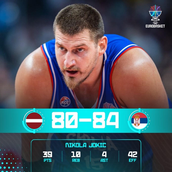 最佳赔率-打破魔咒!约基奇39分创国家队生涯单场得分纪录 率队赢拉脱维亚
