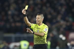 意甲第36轮裁判:马萨执法拉齐奥vs尤文,索扎执法亚特兰大vs罗马